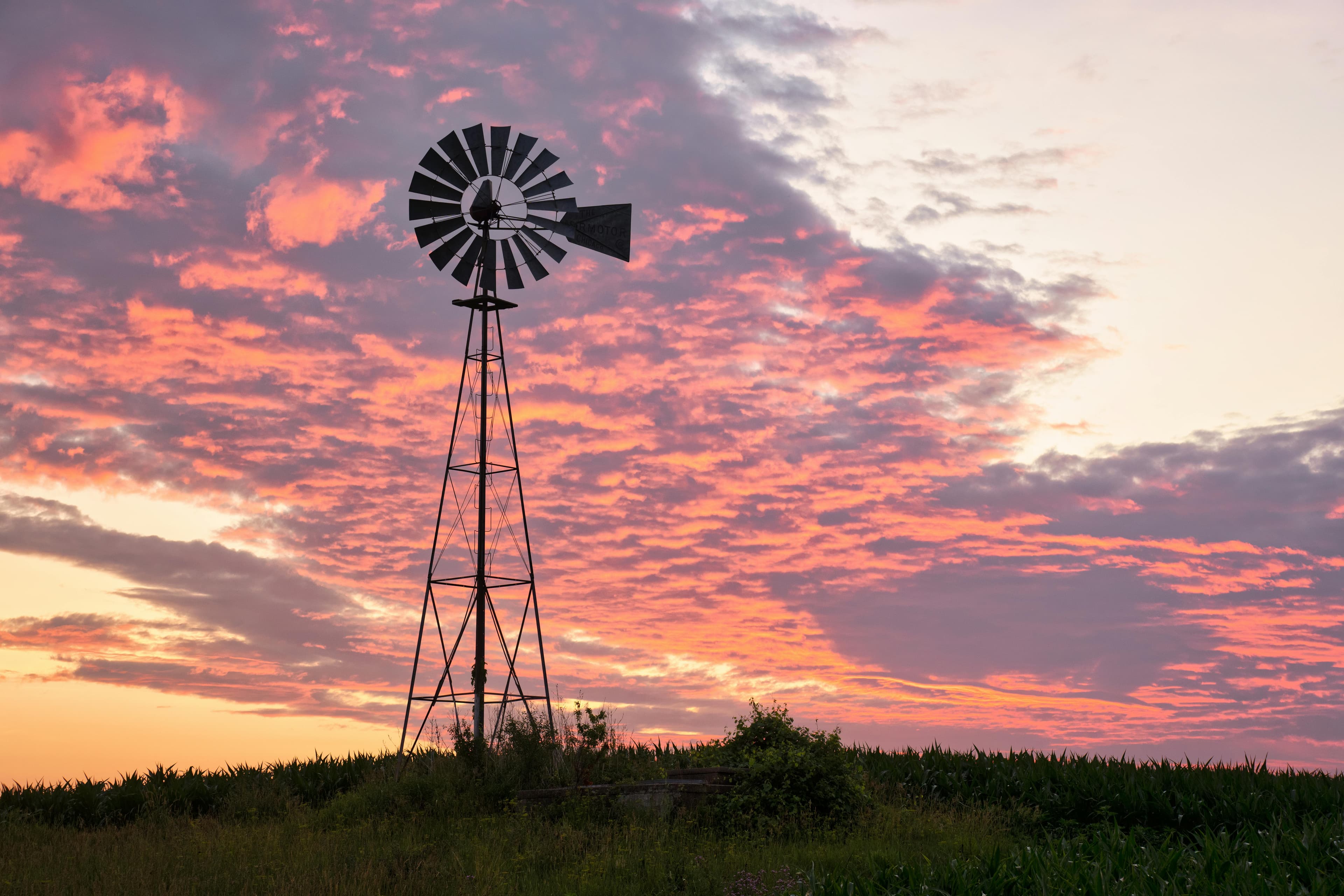 Khatleng Farms landscape, Bethlehem Free State, golden hour